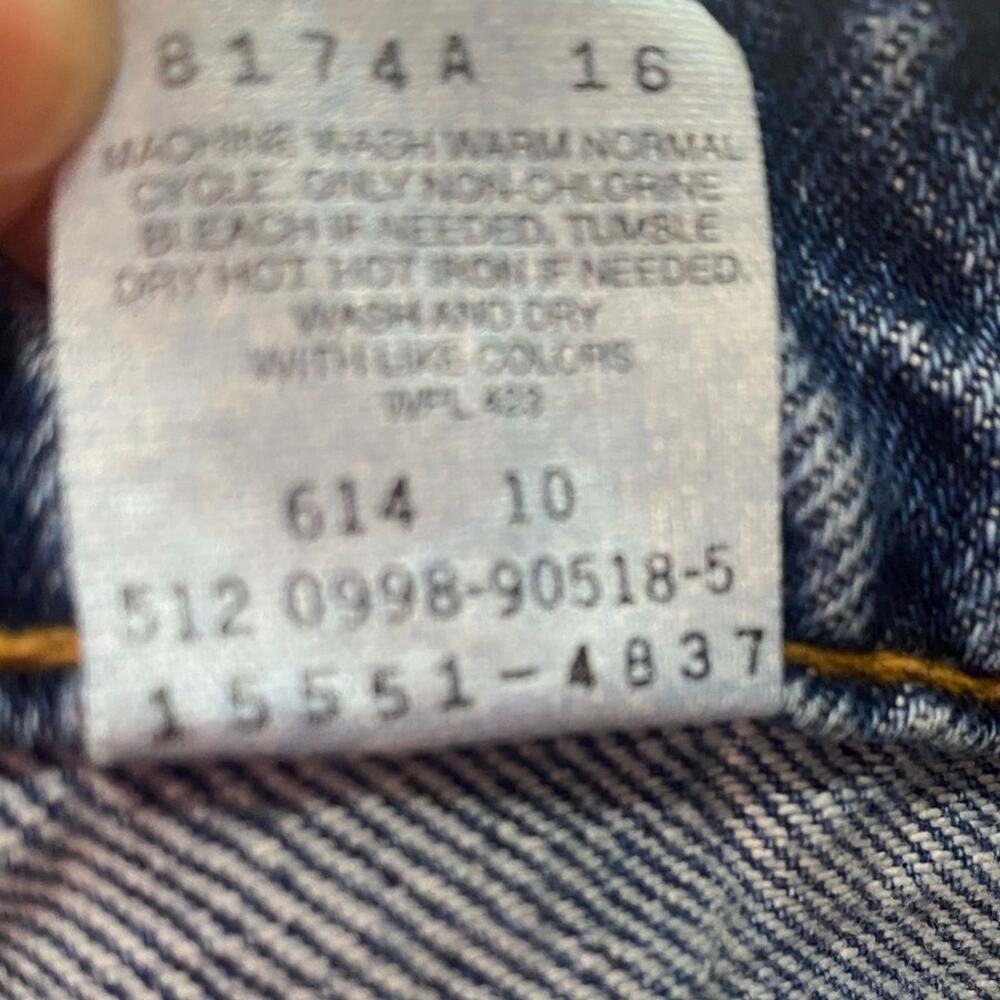 VTG Made In USA Levi's 550 Relaxed Fit Tapered Leg Jeans Women 14 REG M 1998 - Picture 6 of 10